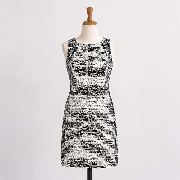 Banana Republic Dresses & Skirts - Banana Republic Petite 6 Black White Sheath Dress Sleeveless Career